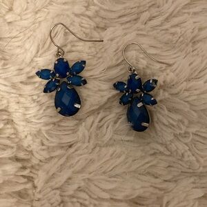 Blue Drop Earrings